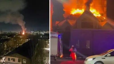 пожар в Алматы, фото - Новости Zakon.kz от 27.01.2025 22:34