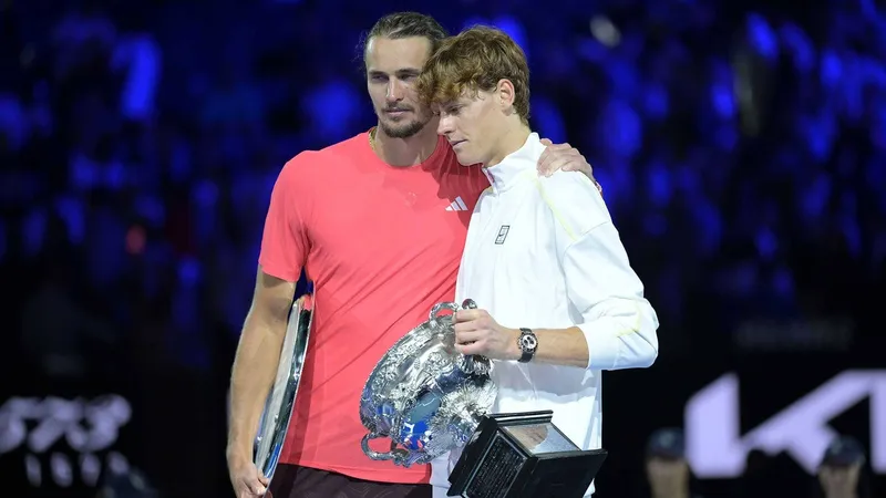 Яркие моменты мужского финала Australian Open: видеообзор матча Синнер – Зверев