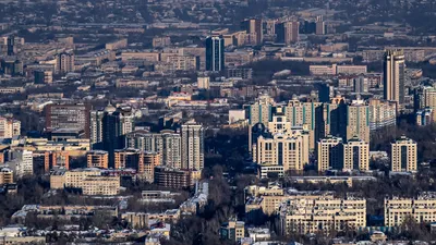 Фотограф с гор поймал захватывающие виды Алматы, фото - Новости Zakon.kz от 28.01.2025 11:20
