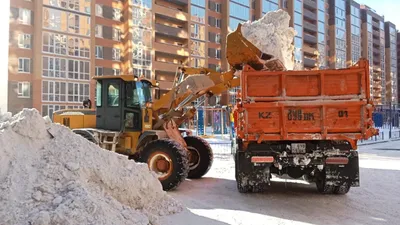 уборка снега, фото - Новости Zakon.kz от 31.01.2025 19:25