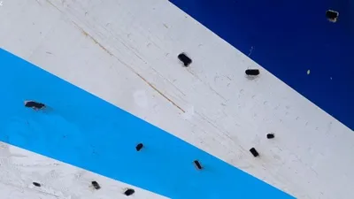 повреждения на самолете, фото - Новости Zakon.kz от 04.02.2025 21:11