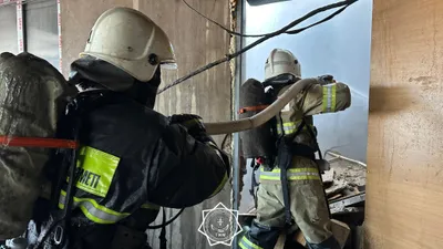 Алматы, пожар, стройматериалы, фото - Новости Zakon.kz от 04.02.2025 11:57