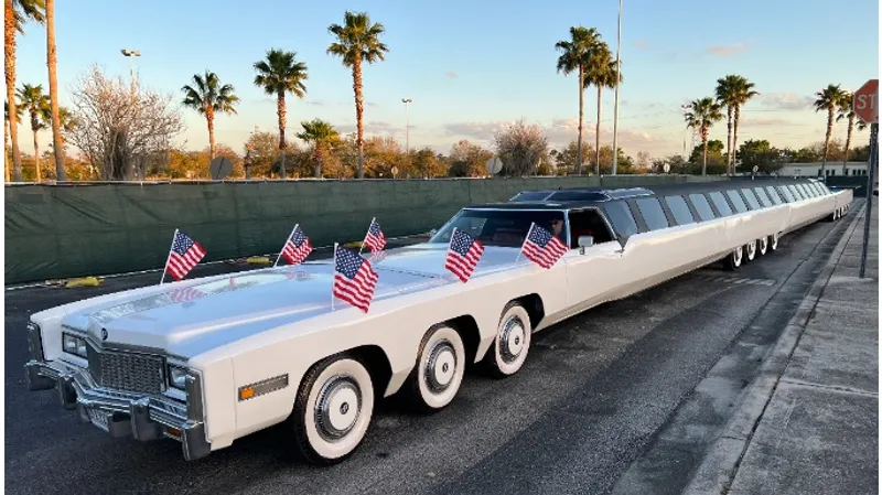 Бассейн, вертолетная площадка: как выглядит самый длинный автомобиль в мире