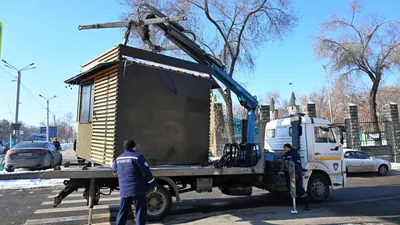 В Алматы за два дня снесли 21 торговый объект, фото - Новости Zakon.kz от 05.02.2025 15:28