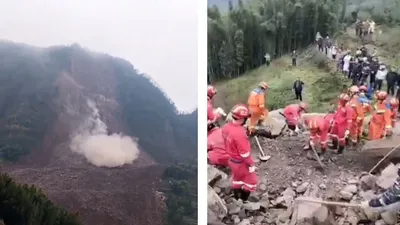 оползень в Китае, фото - Новости Zakon.kz от 08.02.2025 15:45