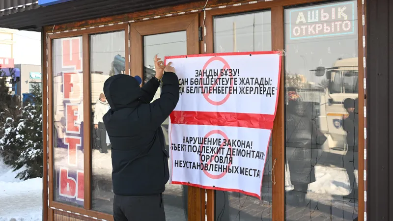 211 торговых объектов снесли в Алматы за три дня: акимат обратился к предпринимателям