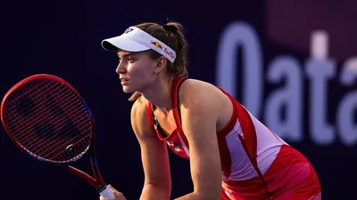 Елена Рыбакина вышла в третий круг турнира WTA-1000 в Дохе, фото - Новости Zakon.kz от 11.02.2025 19:07