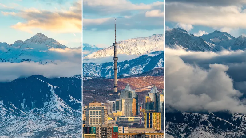 Известный фотограф показал, как февраль превращает Алматы в сказку