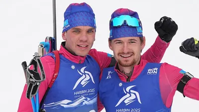 Биатлон Золото Серебро Азиады , фото - Новости Zakon.kz от 11.02.2025 11:25