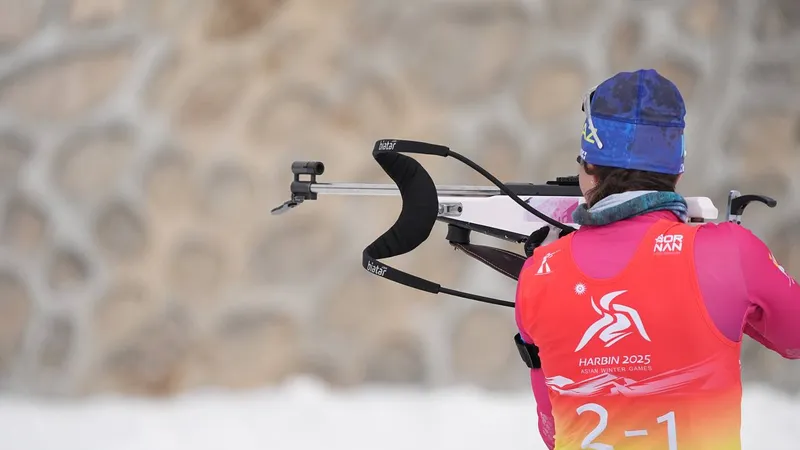Женская сборная Казахстана по биатлону завоевала "бронзу" Азиады