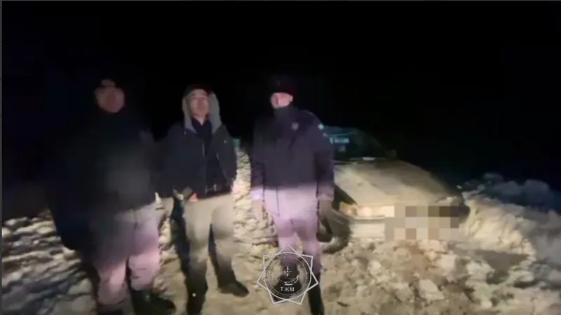 В Жетысуской области водитель застрял на трассе в сломанном автомобиле и попросил о помощи