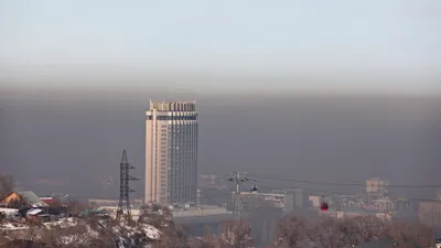 Смог, загрязнение воздуха, выхлопы, пелена, дымка, смог в Алматы, загрязнение воздуха в Алматы, грязный воздух в Алматы, сурет - Zakon.kz жаңалық 11.08.2025 11:16