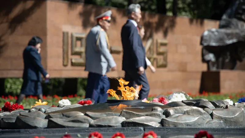 В Казахстане представили официальный логотип к 80-летию Победы в ВОВ