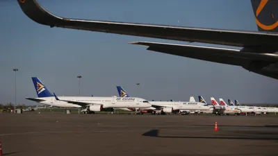 Аэропорт в Алматы, аэропорт Алматы, Алматинский аэропорт, Авиакомпания Air Astana, Эйр Астана, самолет, самолеты, Авиакомпания FlyArystan, Флай Арыстан, самолет, самолеты, фото - Новости Zakon.kz от 02.05.2025 17:25
