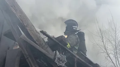 пожар в Костанайской области, фото - Новости Zakon.kz от 23.02.2025 15:41