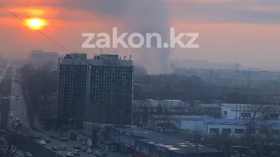 пожар в Алматы, фото - Новости Zakon.kz от 23.02.2025 17:25