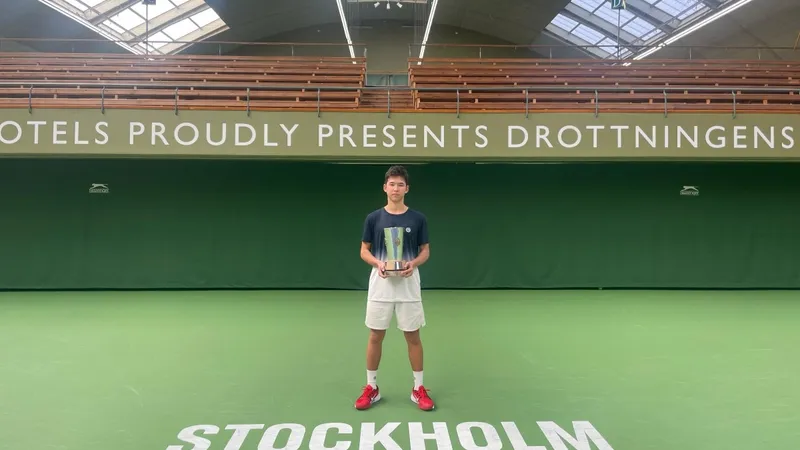 13-летний теннисист из Актобе стал обладателем "Кубка короля Швеции"