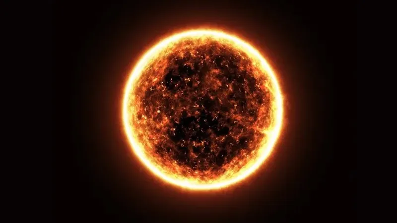 Мощная вспышка произошла на Солнце