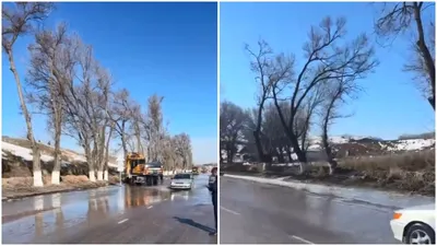 Подтоплены дворы 30 жилых домов: что произошло в Узынагаше, фото - Новости Zakon.kz от 06.03.2025 10:26