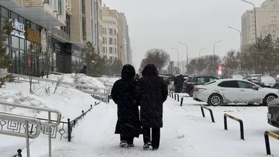 Снег, Астана, метель , фото - Новости Zakon.kz от 06.03.2025 18:06