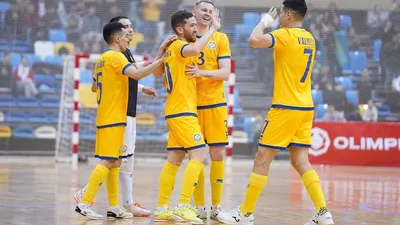 Сборная Казахстана по футзалу, победа, Евро-2026, фото - Новости Zakon.kz от 07.03.2025 21:14