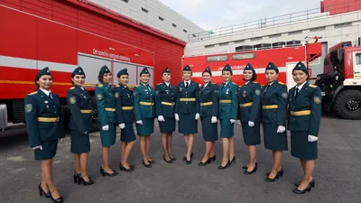 Женщины-пожарные, Алматы, зажигательный танец, 8 марта, фото - Новости Zakon.kz от 08.03.2025 19:09