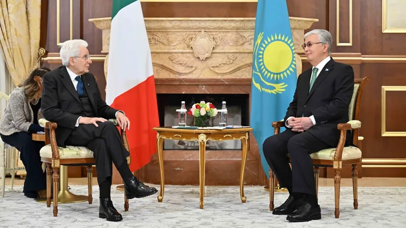 О чем говорили президенты Казахстана и Италии в Астане