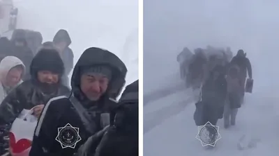 пассажиры застряли на трассе из-за непогоды в Карагандинской области, фото - Новости Zakon.kz от 10.03.2025 18:39