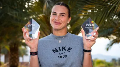 Арина Соболенко получила две награды от WTA за 2024 год, фото - Новости Zakon.kz от 11.03.2025 17:53