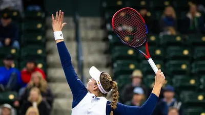 Елена Рыбакина с разгромным счетом проиграла Мирре Андреевой за выход в 1/4 финала , фото - Новости Zakon.kz от 12.03.2025 09:55