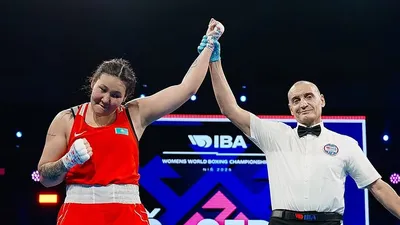 Бокс, казахстанская боксерша, бой, фото - Новости Zakon.kz от 15.03.2025 03:44