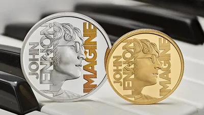 Монета, Великобритания, Джон Леннон , фото - Новости Zakon.kz от 15.03.2025 11:13