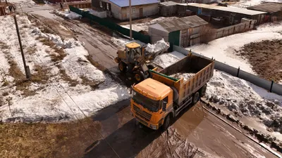 Откачка талой воды, СКО, фото - Новости Zakon.kz от 19.03.2025 11:46