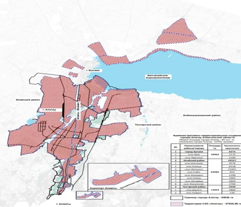 План СЭЗ "Алатау", фото - Новости Zakon.kz от 19.03.2025 16:09