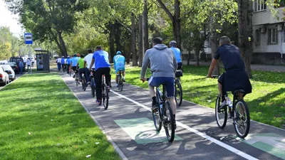 Велодорожка, велодорожки, велосипедная дорожка, велосипедные дорожки, велосипед, велосипеды, фото - Новости Zakon.kz от 04.12.2025 16:04