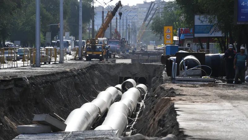 Движение транспорта ограничат на одной из улиц Алматы с 22 по 28 августа