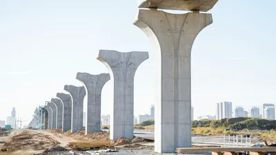 Астанинский легкорельсовый транспорт, ЛРТ, LRT, строительство ЛРТ, строительство LRT, железнодорожный общественный транспорт, станция ЛРТ, станции ЛРТ, станция LRT, станции LRT, проект ЛРТ, проект LRT, фото - Новости Zakon.kz от 29.10.2025 15:02