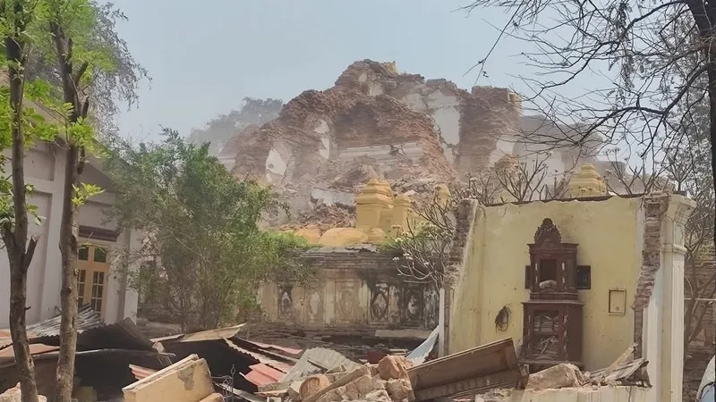 В Мьянме вновь произошло землетрясение