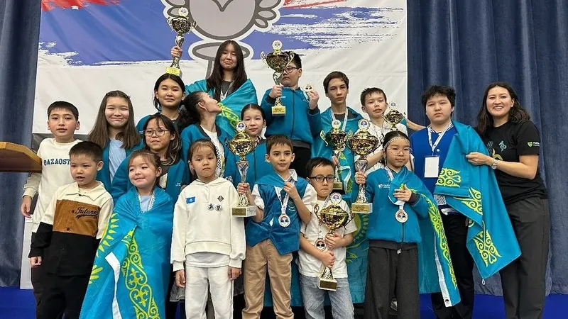 Четыре школьника из Казахстана стали чемпионами мира по шахматам