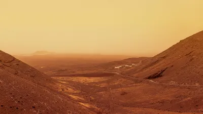 Марс, марсианский каньон, красный цвет планеты, фото - Новости Zakon.kz от 31.03.2025 04:37