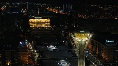 Астана, Байтерек, город Астана, достопримечательности Астаны, столица Казахстана, пейзаж Астаны, виды Астаны, виды города Астаны, Акорда, резиденция Президента Республики Казахстан, здание Акорды, фото - Новости Zakon.kz от 13.12.2025 19:35