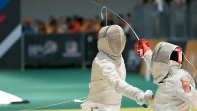 Фехтование, фехтовальщица, фехтовальщики, фото - Новости Zakon.kz от 04.04.2025 17:42