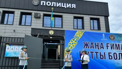 Закон и порядок: поселковый пункт полиции открыт в Туркестанской области, фото - Новости Zakon.kz от 22.05.2025 12:23