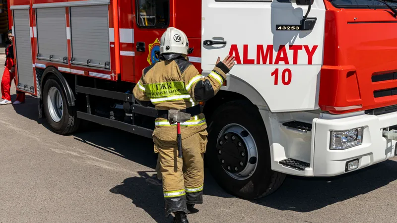 Пожарная часть Алматы, пожарная часть в Алматы, пожарная часть, пожарно-спасательный автомобиль, пожарная машина, пожарный автомобиль, пожарная служба, пожарный, пожарные, фото - Новости Zakon.kz от 30.08.2026 15:47
