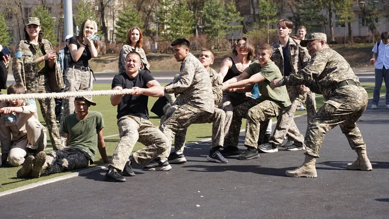 В Алматы прошли военно-патриотические игры "Айбын"