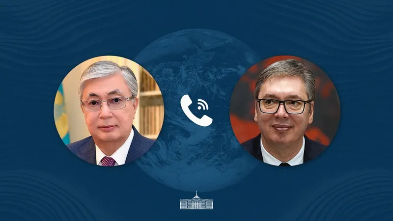 Состоялся телефонный разговор Токаева с президентом Сербии