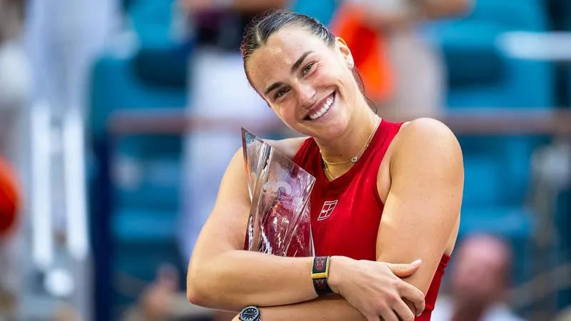 Дэвид Бекхэм преподнес Арине Соболенко подарок