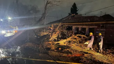 Ураган в Алматы, фото - Новости Zakon.kz от 08.04.2025 00:04