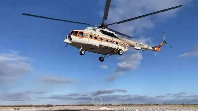 70-летнего пациента экстренно доставили в больницу вертолетом МЧС