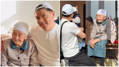 Мама 50-летнего Сакена Майгазиева восхитила фанатов сына, фото - Новости Zakon.kz от 09.04.2025 16:39